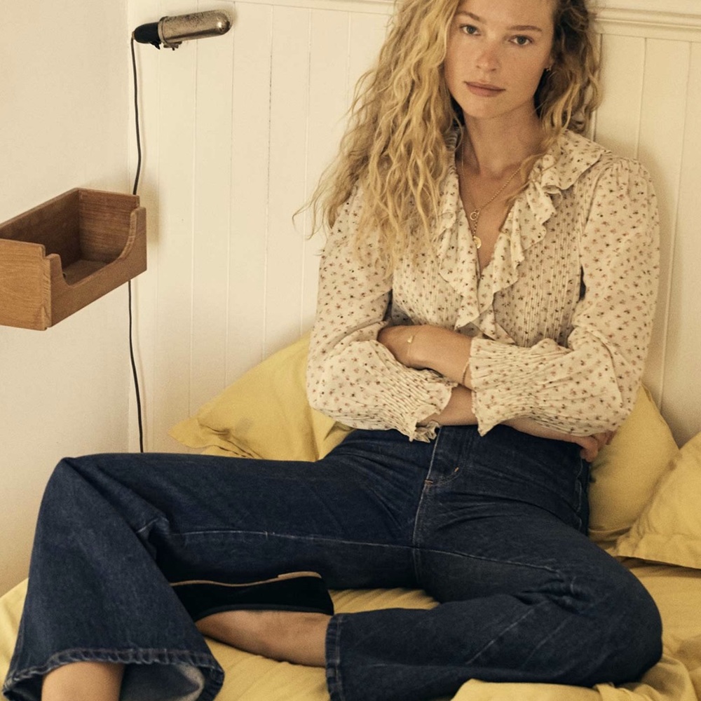 SOLD Doen Hardy Top in Cream Parc Monceau